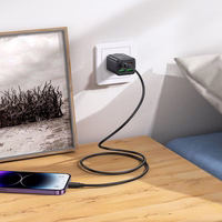 Phone Laadija Hoco 2 x USB C + 2 x USB A QC3.0 PD 3A 30W + Kaabel USB C to Lightning N56 must