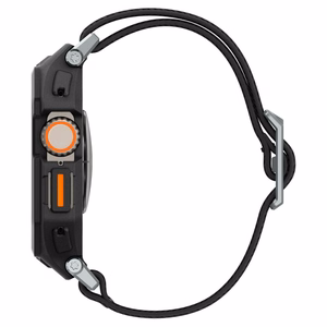 Spigen Lite Fit Pro Ümbris with Strap jaoks Apple Watch Ultra 1 / 2 (49mm) - Matte must