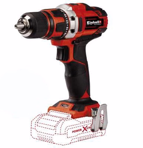 Einhell TE-CD 18/40 Li-Solo – aku-trell-kruvikeeraja, 1500 RPM, 1.1 kg, must/punane