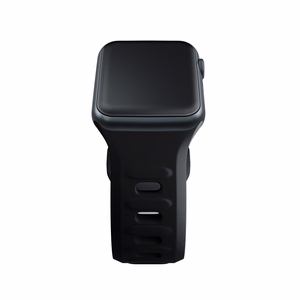 3mk silikoonrihm Apple Watchile, 38/40/41/42 mm, must, väike suurus