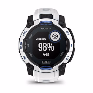 Garmin Instinct 3 Solar käekell, 45 mm, valge