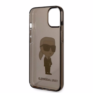 Чехол Karl Lagerfeld Ikonik Karl для iPhone 14 Plus — чёрный