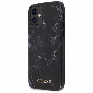 Guess Marble чехол для iPhone 12 mini - чёрный
