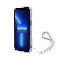 Guess GUOHCP14MHFLSU iPhone 14 Plus 6.7 "lilla / lilla hardcase Flower Strap