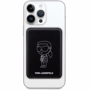 Karl Lagerfeld Ikonik MagSafe 5W 3000mAh Inductive Akupank - must