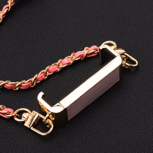 Chain / Rope with Hoidja GLAMOUR fit all models 80mm max width roosa