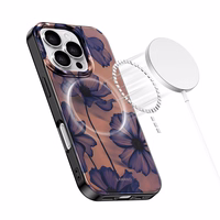 Tech-Protect Lamano MagSafe ümbris jaoks iPhone 16 Pro Max - brown-purple