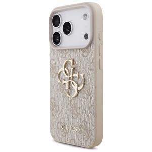 GUESS GUE005597 (4G PU Big Logo) kaitseümbris seadmele iPhone 18 Pro / 17 Pro, värv: roosa