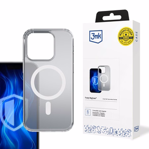 3mk Frosty MagCase valge Ümbris jaoks Apple iPhone 16 Pro Max - valge