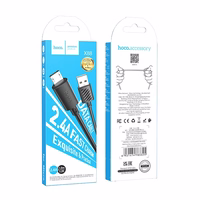 Kaabel USB A to Micro USB Hoco 2,4A 1 m X88 must