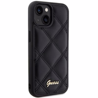 Guess Quilted Metal Logo ümbris jaoks iPhone 15 - must