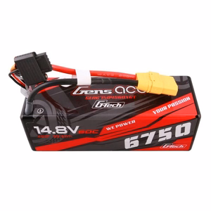 Gens Ace G-Tech 6750 mAh 14,8 V 60C 4S1P 14# XT90 aku
