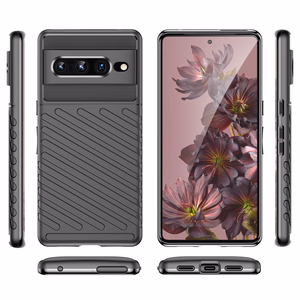 Thunder Case гибкий бронированный чехол для Google Pixel 7 Pro чёрный