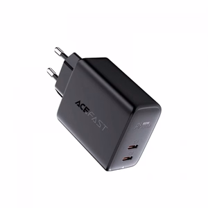 Acefast Laadija 2x USB Type C 40W, PPS, PD, QC 3.0, AFC, FCP must (A9 must)
