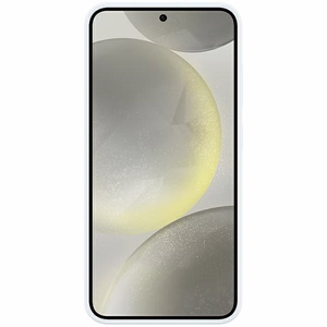 Samsung Silicone Cover jaoks Samsung Galaxy S24 Plus valge