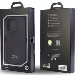 Audi Silicone Ümbris iPhone 14 Pro 6.1" must/must hardcase AU-LSRIP14P-Q3/D1-BK