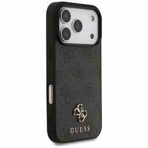 Guess 4G Small Classic Logo MagSafe ümbris jaoks iPhone 17 Pro - must