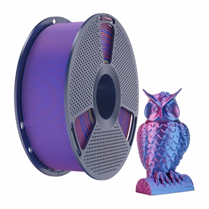 Sunlu PLA+ Silk Dual Color Filament (Red and Blue)