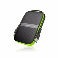 Silicon Power Armor A60 external hard drive 5000 GB must, roheline