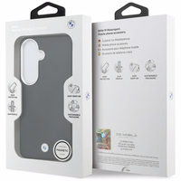 BMW Sign Metal Logo MagSafe ümbris Samsung Galaxy S26+ - must