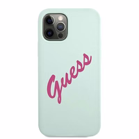 Guess GUHCP12MLSVSBF iPhone 12/12 Pro 6.1" sinine fuksia/sinine fuksia kõvakott Silikoon Vintage