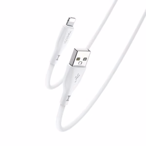 YESIDO SILICONE CABLE CA119 12W USB/LIGHTNING 1M 2,4A WHITE