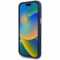 Guess Denim Triangle Logo MagSafe iPhone 16 Pro Max Ümbris - Sinine