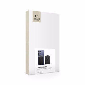 Tech-Protect CH02 MagWallet MagSafe magnetiline telefoni kaarditasku – süsinikkiu mustriga