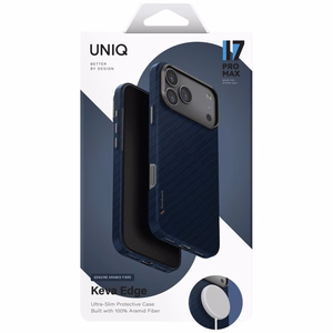 Uniq Keva EDGE Magclick Charging Ümbris jaoks iPhone 17 Pro Max - sinine