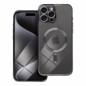 Чехол для iPhone 15 PRO MAX Electro Mag Cover совместимый с MagSafe чёрный