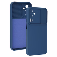 Camshield Soft jaoks Samsung Galaxy A15 4G/5G Tumesinine