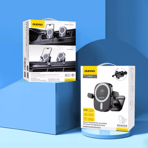 Dudao FW11 Car Phone Hoidja koos 15W Induktiivne Laadija jaoks Air Vent/Cockpit - must