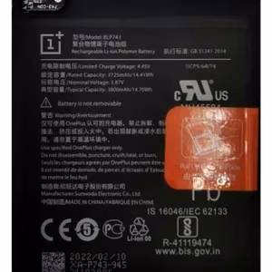 Aku ORG OnePlus 7T BLP743 3725mAh
