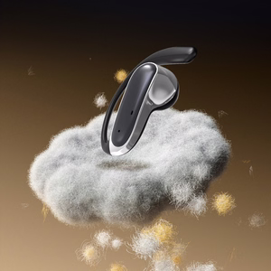 Наушники Dudao U17Z Bluetooth 5.3 OWS с заушными крючками, чёрные