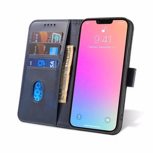 Magnet Case чехол для Samsung Galaxy S23+ флип-чехол кошелёк подставка синий
