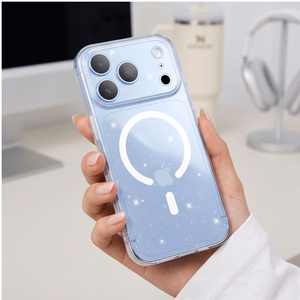 Tech-Protect FlexAir MagSafe ümbris mudelitele iPhone 17 Pro / 18 Pro, läbipaistev sädelusega
