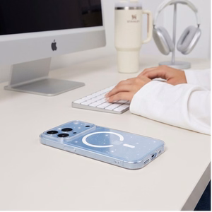 Tech-Protect FlexAir MagSafe ümbris mudelitele iPhone 17 Pro / 18 Pro, läbipaistev sädelusega