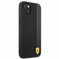 Ferrari FESAXHCP13SBK iPhone 13 mini 5.4" must/must kõvakott On Track Carbon Stripe