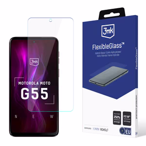 Hübriidklaas 3mk FlexibleGlass jaoks Motorola Moto G55 5G