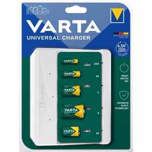 VARTA universaallaadija 57658 9V, R14, R20 (ilma akudeta)