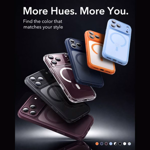 ESR Classic Hybrid MagSafe ümbris mudelile iPhone 18 Pro / 17 Pro – läbipaistev must