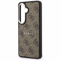Guess ümbris 4G Embossed Ring MagSafe for Samsung Galaxy S26 Plus pruun