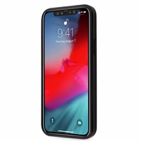 Ferrari FERCAHCP12SBK iPhone 12 mini 5.4" must/must kõvakaaneline korpus On Track Real Carbon