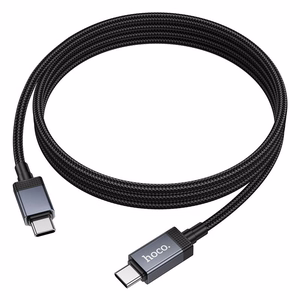 Kaabel USB C to USB C Hoco 3A 60W with display 1 m X118 must