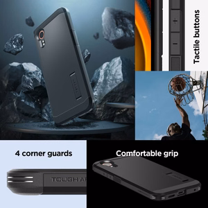 Spigen Tough Armor Ümbris jaoks Samsung Galaxy Xcover 7 Pro - Must