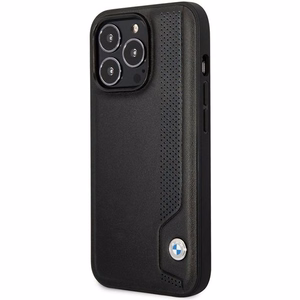 Ümbris BMW BMHCP14X22RBDK iPhone 14 Pro Max 6.7" must/must hardcase Leather sinine Dots