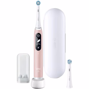 Oral-B hambahari + reisikarp iO6, laetav, täiskasvanutele, kaasasolevate harjapeade arv: 1, hambapesurežiimide arv: 5, roosa