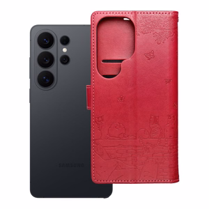 Чехол-книжка для Samsung A27 Mezzo Book кошки красный
