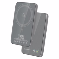 Blavec Akupank 5000mAh BJ-04 Ultra Slim 7,8mm - Type C - 22,5W magnetic Magsafe 3 in 1 (PBBJ04-MC5G) hall glass