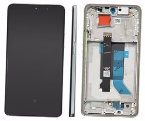 LCD screen Xiaomi Poco X7 5G koos touch screen koos frame Roheline original (service pack)